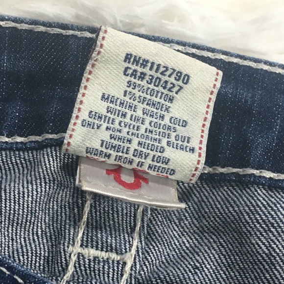 🔥True Religion🔥 Julie Jeans - Aqua Crystal - Picture 6 of 8